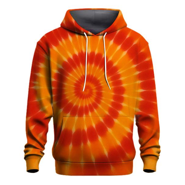 Solar Flare Spiral Mandala graphic hoodies