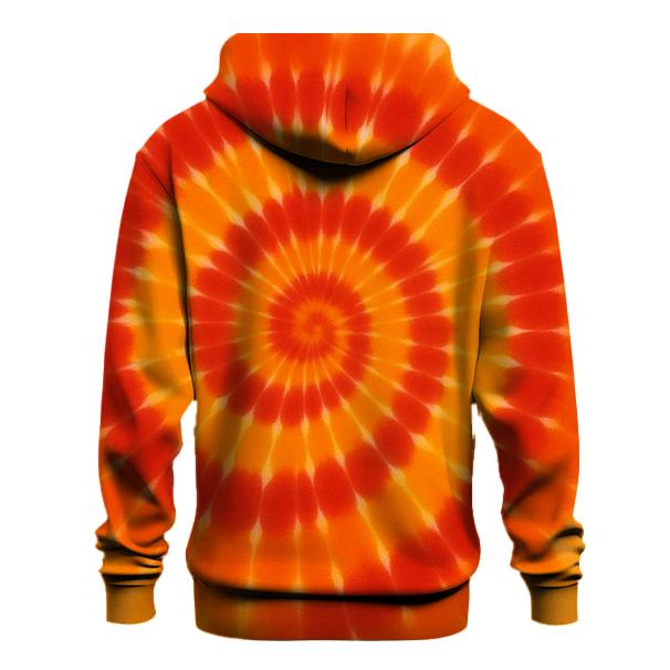Solar Flare Spiral Mandala graphic hoodies