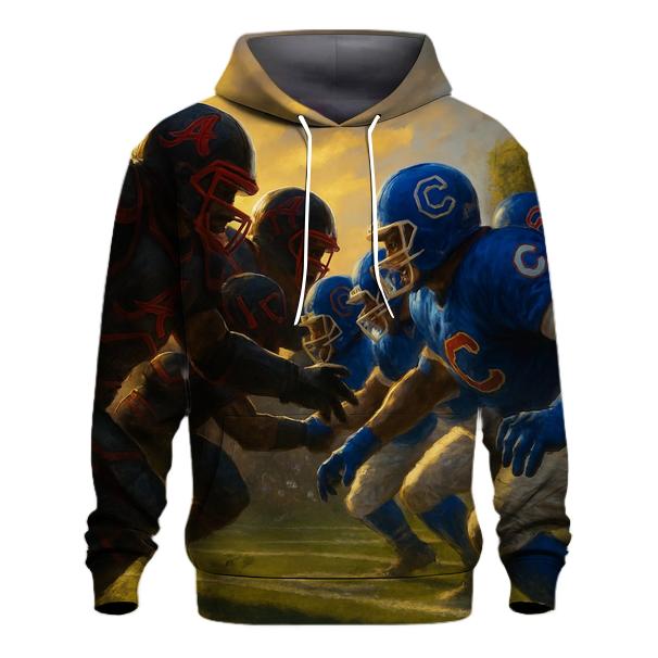 Gridiron Clash At Wrigley Twilight embroidered hoodies