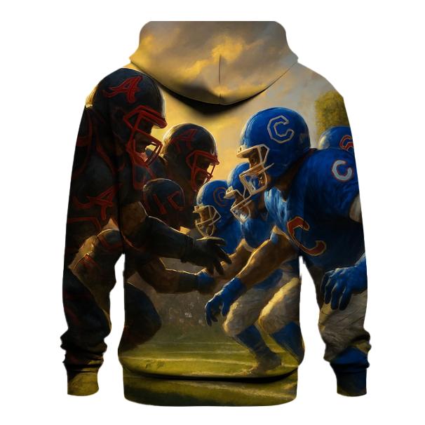Gridiron Clash At Wrigley Twilight embroidered hoodies