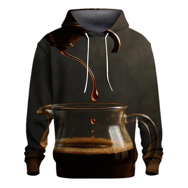 Copper Drip Arc printed hoodies