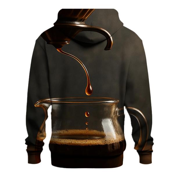 Copper Drip Arc printed hoodies
