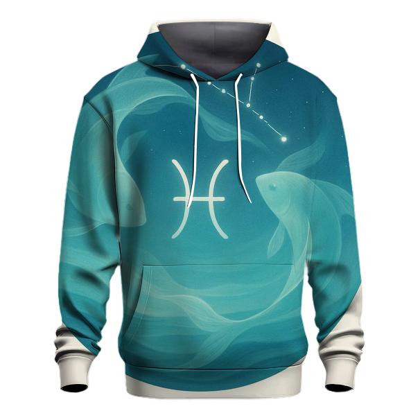 Pisces Tidal Constellation Dream custom hoodies