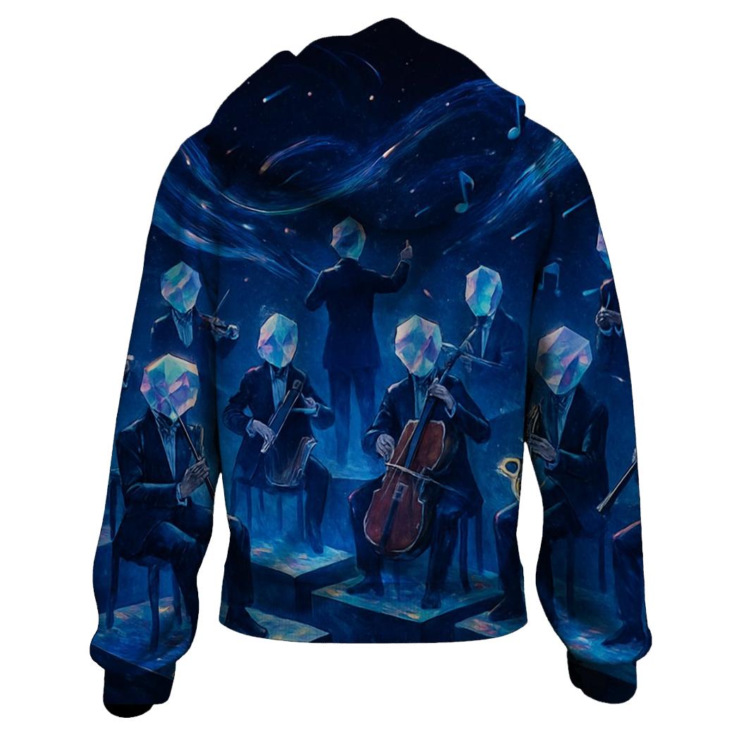 Crystal Headed Orchestra embroidered hoodies