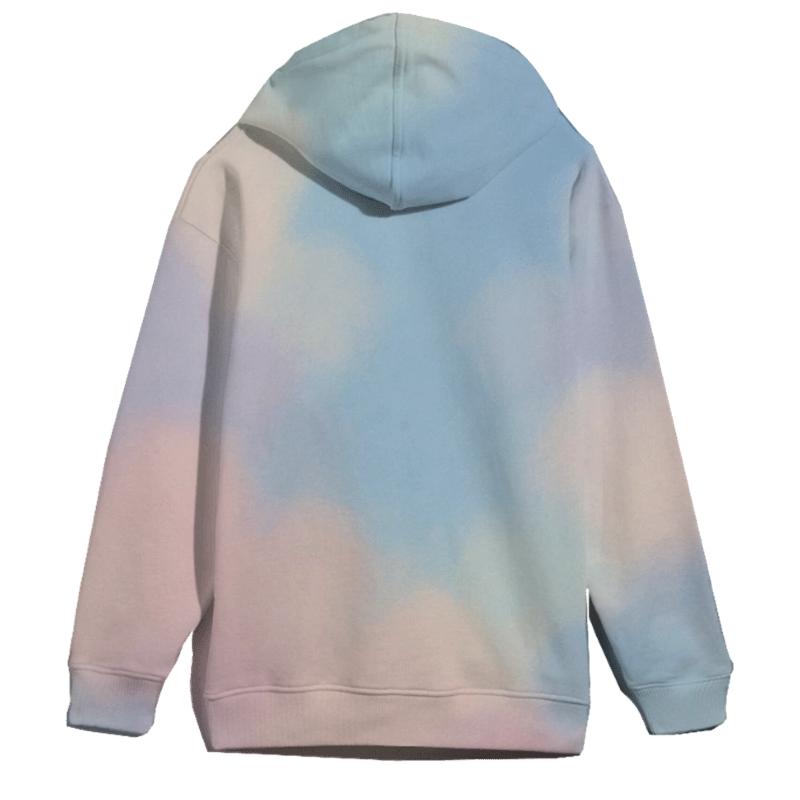 Pastel Cloud Reverie zip-up hoodies