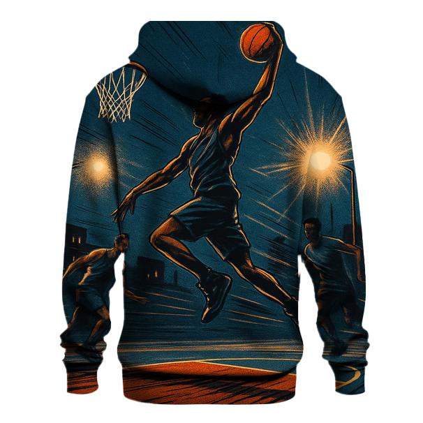 Midnight Street Basketball Rush embroidered hoodies
