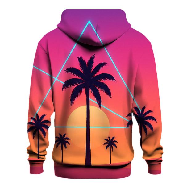Laser Palm Mirage lightweight hoodies
