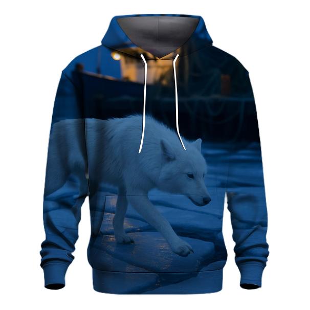 Harbor Ice Wolf Crossing printed hoodies
