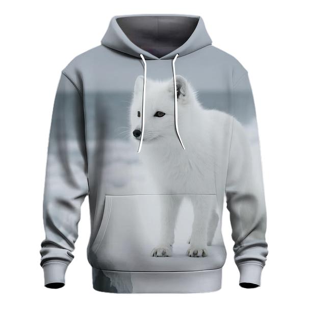 Glacial Edge Fox Vigil graphic hoodies