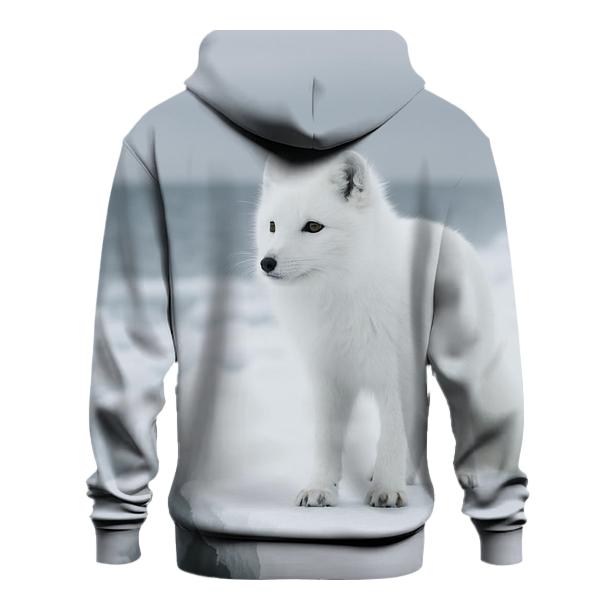 Glacial Edge Fox Vigil graphic hoodies