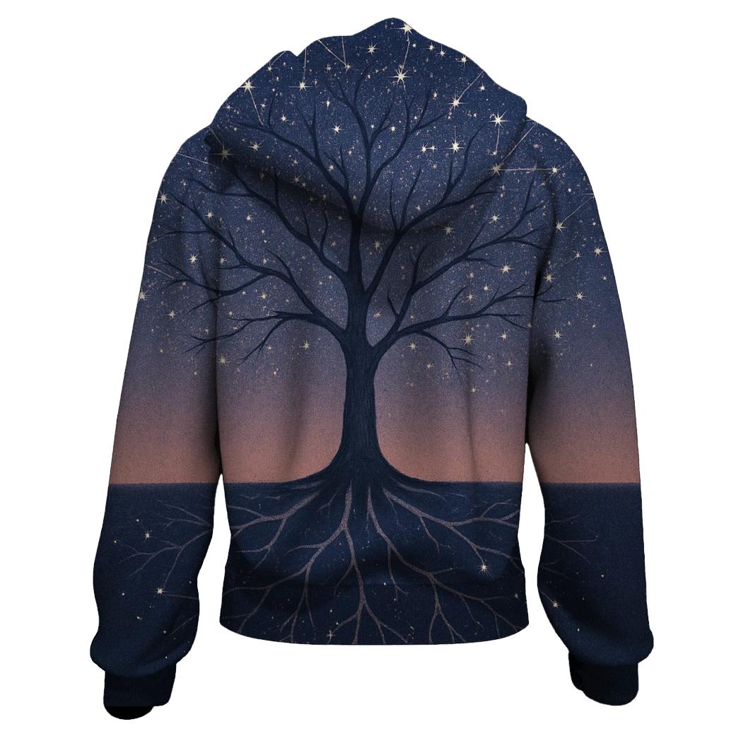 Whispering Tree Constellations custom hoodies