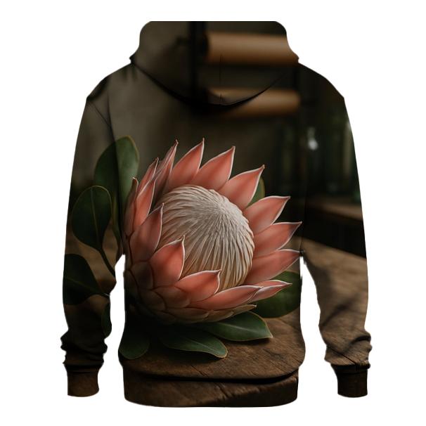 Protea Study On Weathered Workbench pullover hoodies