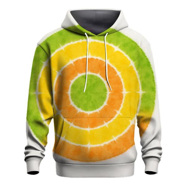 Citrus Bullseye Burst hoodies fashion