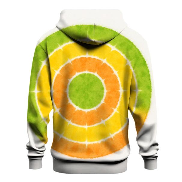 Citrus Bullseye Burst hoodies fashion