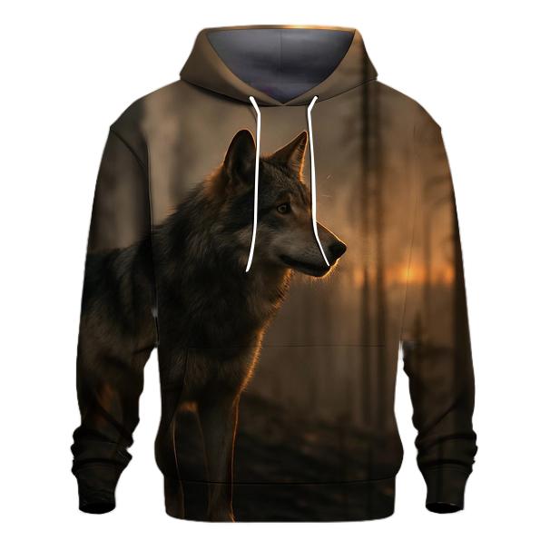 Wildfire Edge Smoke Wolf premium hoodies