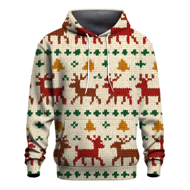 Reindeer Polka March Design custom hoodies
