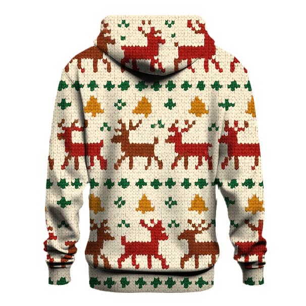 Reindeer Polka March Design custom hoodies
