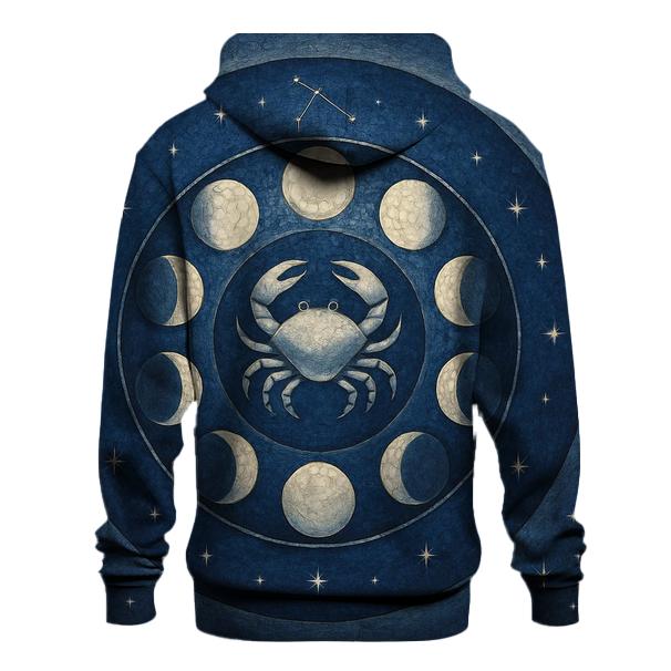 Cancer Lunar Tides Mosaic graphic hoodies