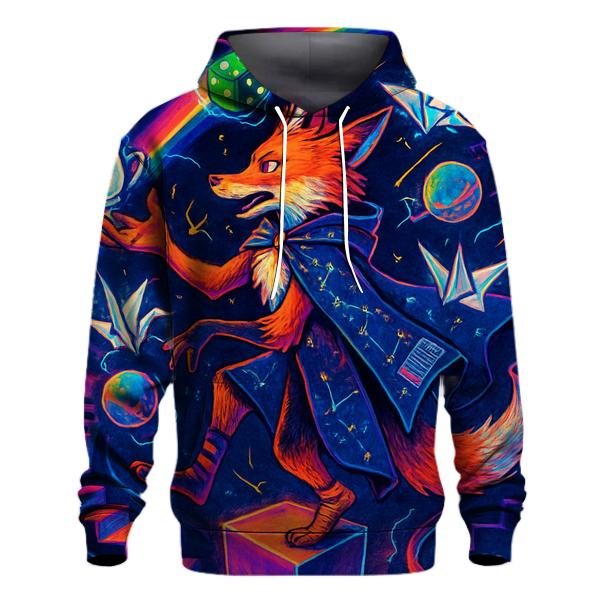 Chaos Juggler Fox graphic hoodies