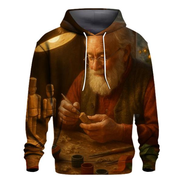 The Old Wooden Toymakers Christmas Bench custom hoodies