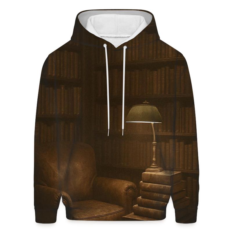 Vintage Library Reading Nook hoodie trends