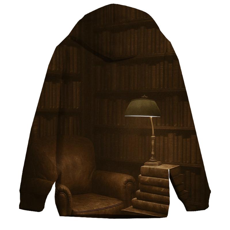 Vintage Library Reading Nook hoodie trends