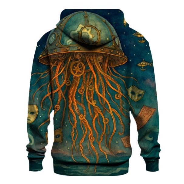 Clockwork Jellyfish Carnival graphic hoodies