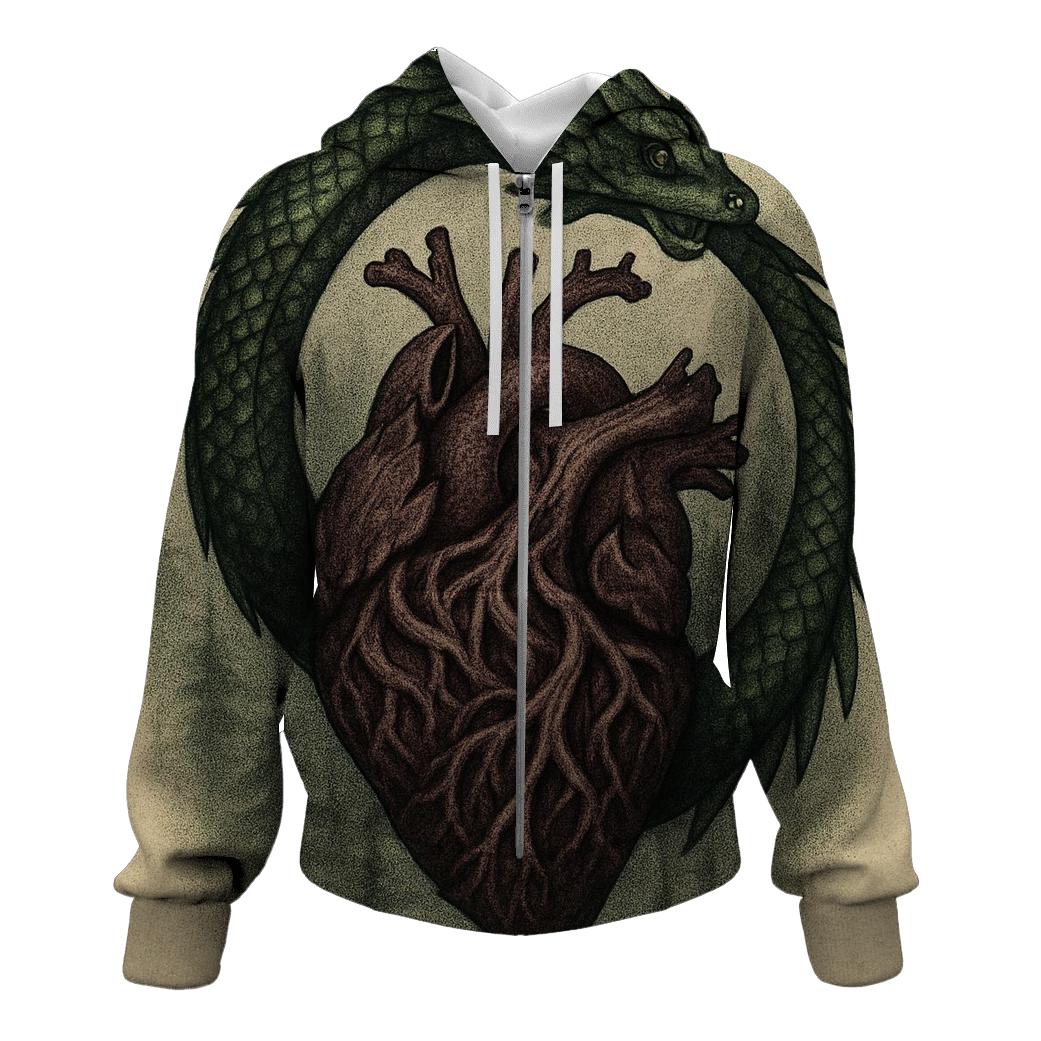 Forest Heartbeat Ouroboros hoodie trends