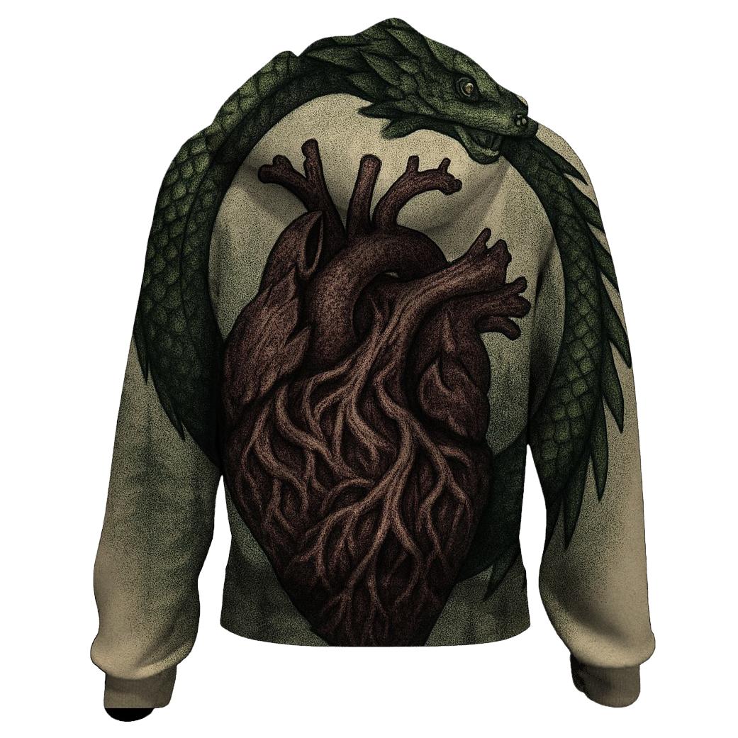 Forest Heartbeat Ouroboros hoodie trends