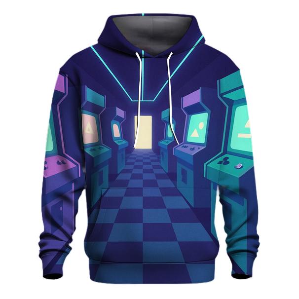 Vaporwave Arcade Hall hoodie styles