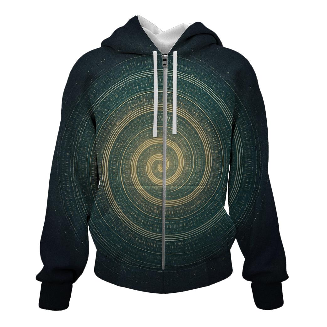 Inner Echo Spiral pullover hoodies