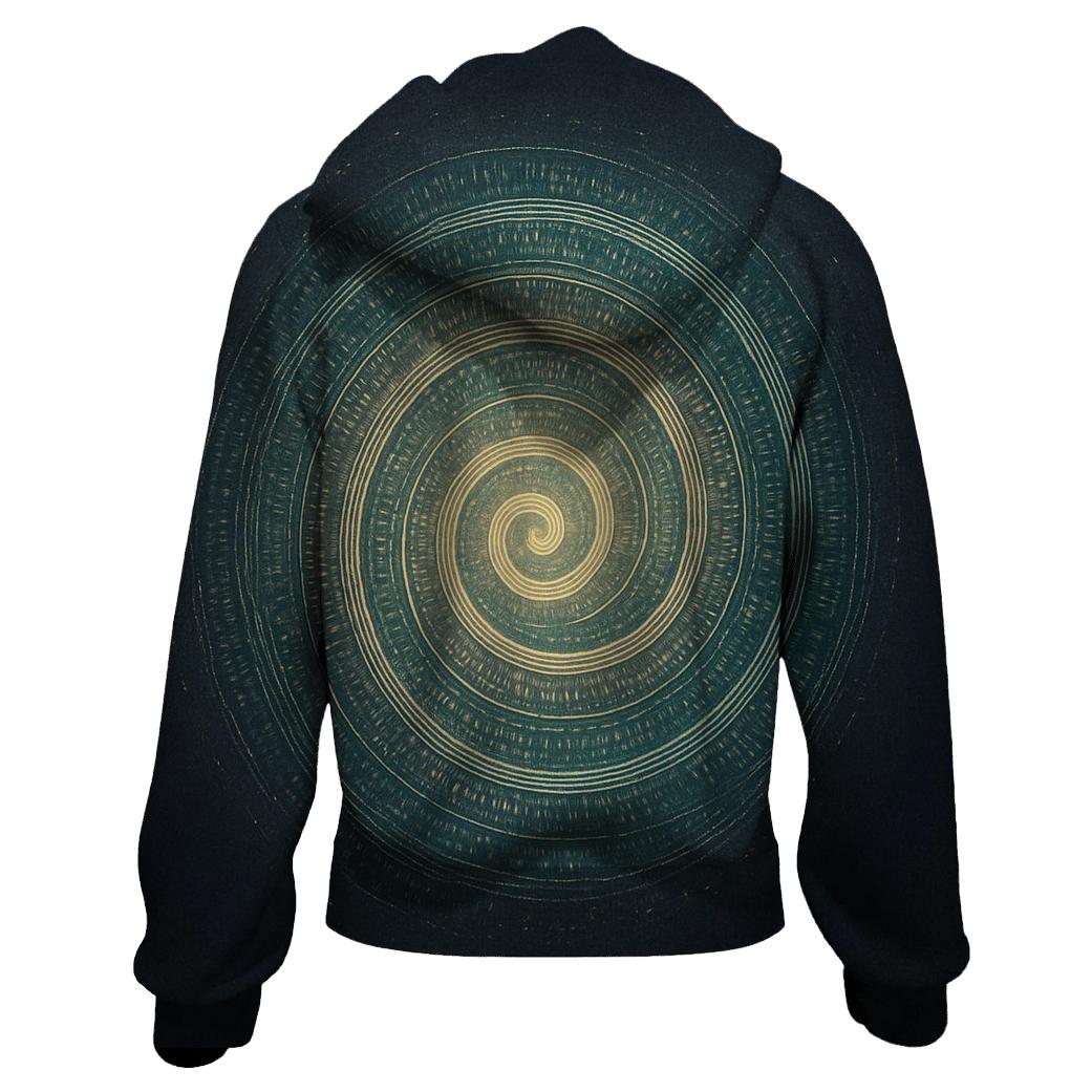 Inner Echo Spiral pullover hoodies