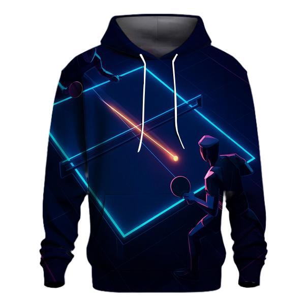 Neon Table Tennis Reflex embroidered hoodies