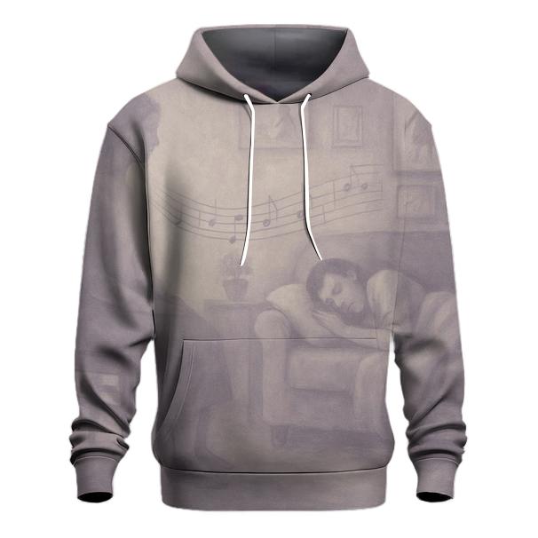 The Lullaby That Never Truly Ends embroidered hoodies