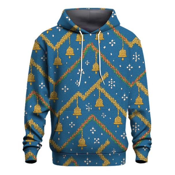 Blizzard Bell Zigzag Path Design hoodies fashion
