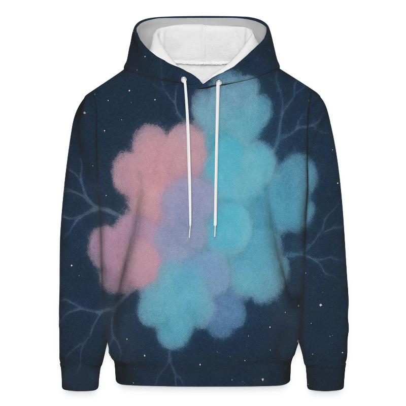 Nebula Knot Cluster Panel designer hoodies