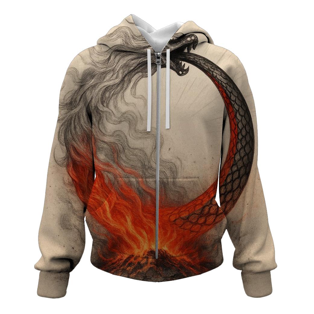 Phoenix Ash Ouroboros hoodie styles