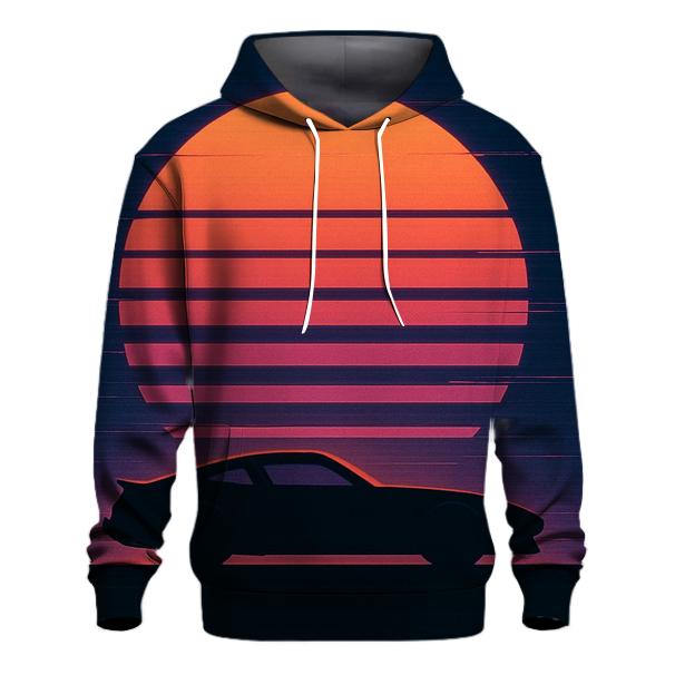 Digital Sunset Drive custom hoodies