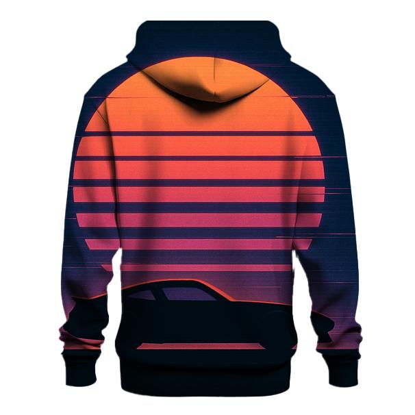 Digital Sunset Drive custom hoodies