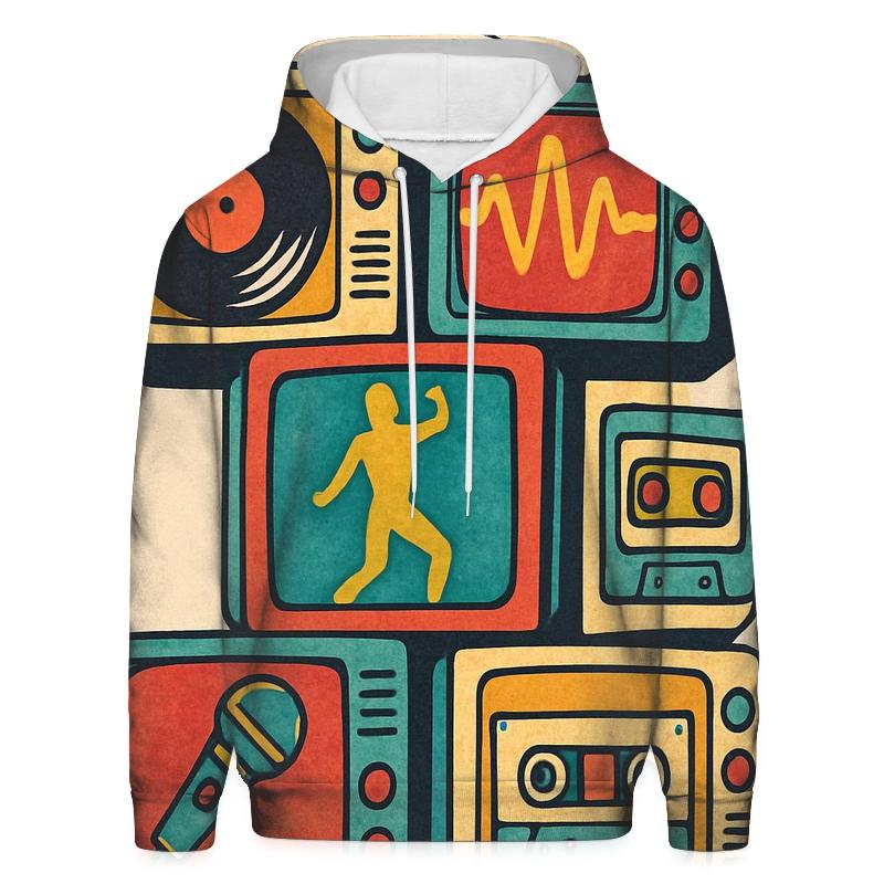 Retro TV Music Marathon custom hoodies