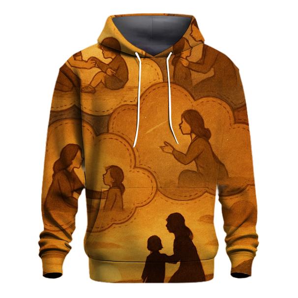 Promises Sewn Into Every Tomorrow graphic hoodies