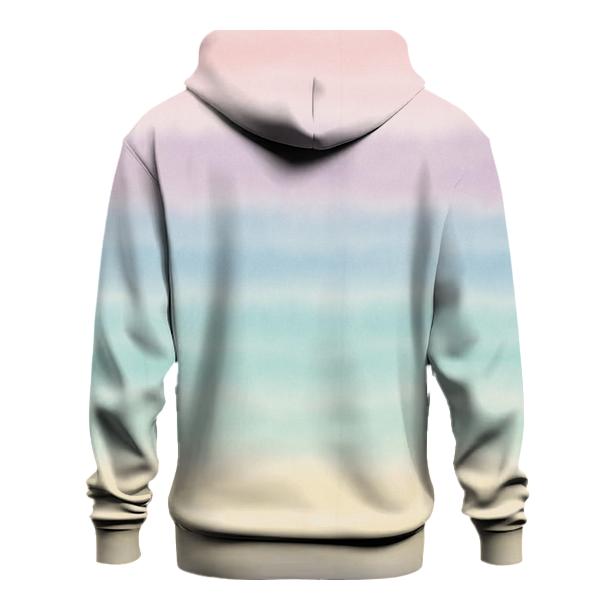 Pastel Horizon Stripe Fade premium hoodies