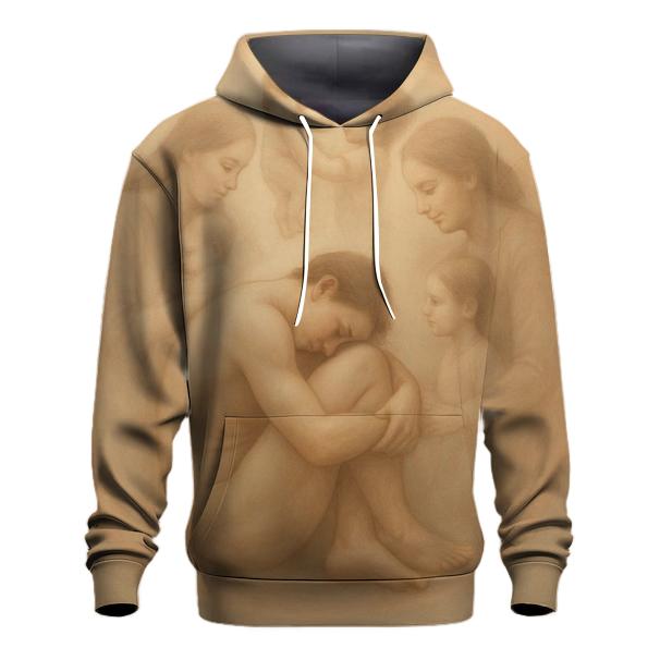 The First Home Was Her Arms zip-up hoodies