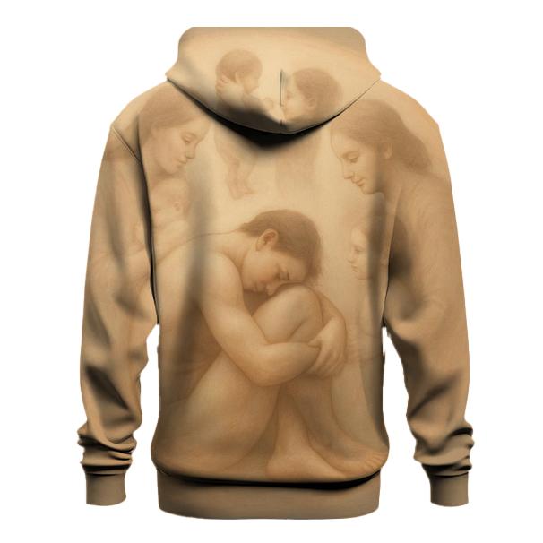 The First Home Was Her Arms zip-up hoodies