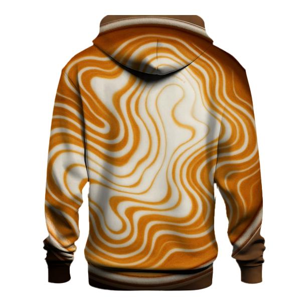 Latte Topography zip-up hoodies