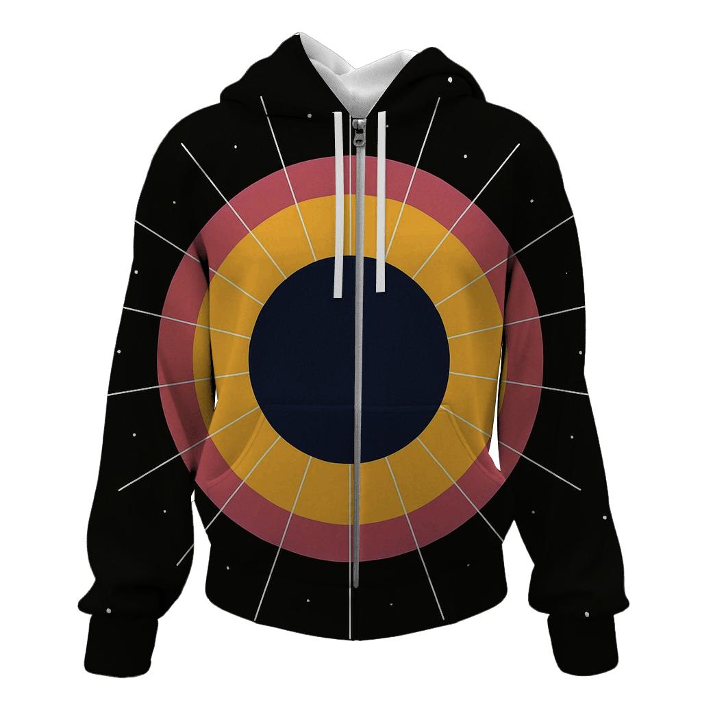 Eclipse Corona Halo Grid hoodie styles