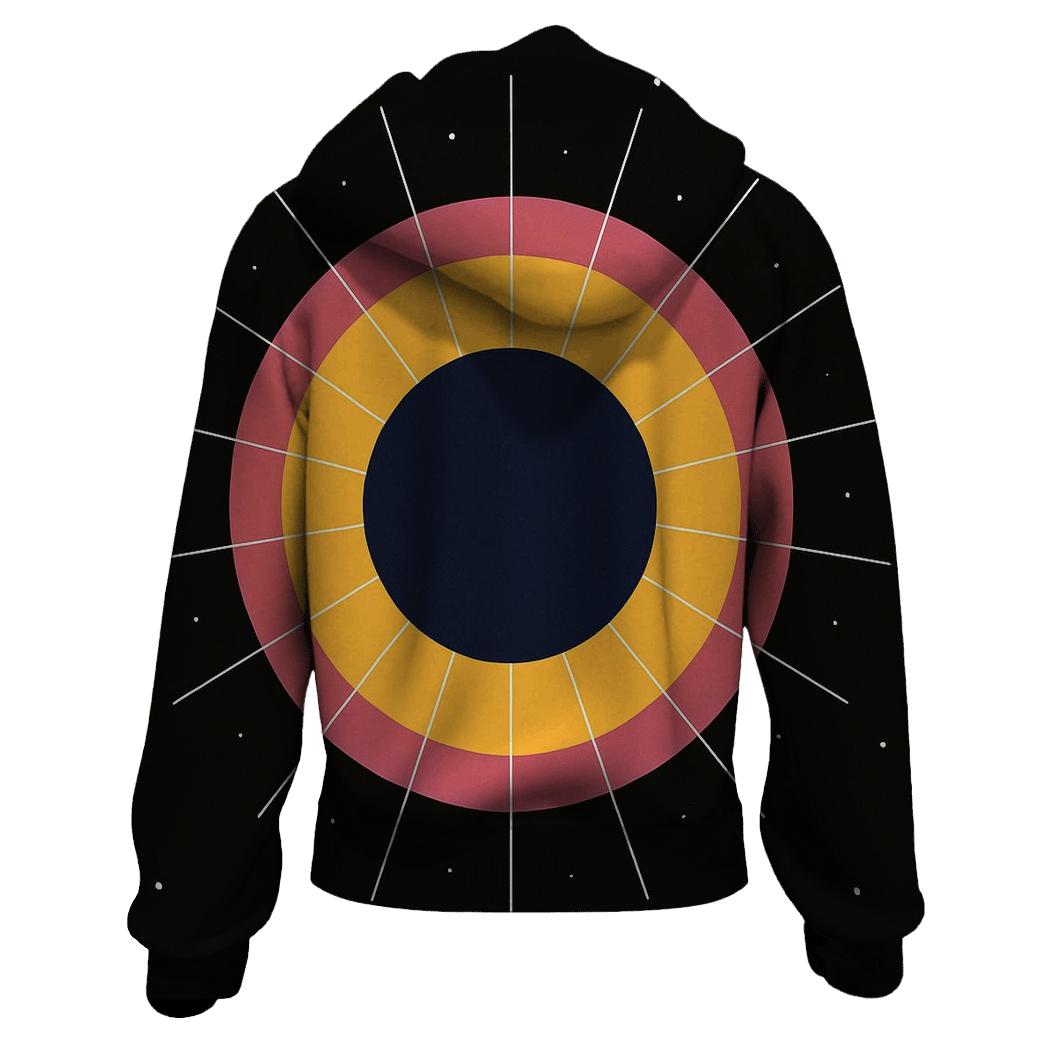 Eclipse Corona Halo Grid hoodie styles