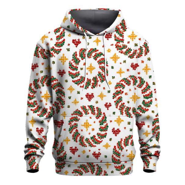 Candy Cane Carousel Circles Design hoodies fashion