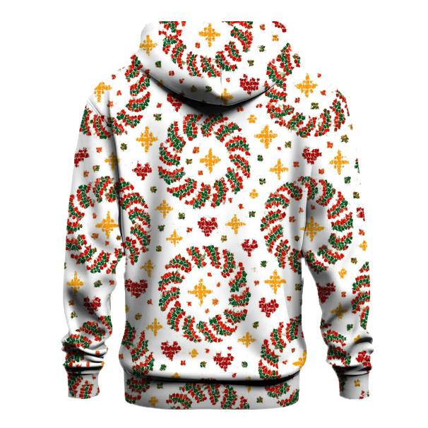 Candy Cane Carousel Circles Design hoodies fashion