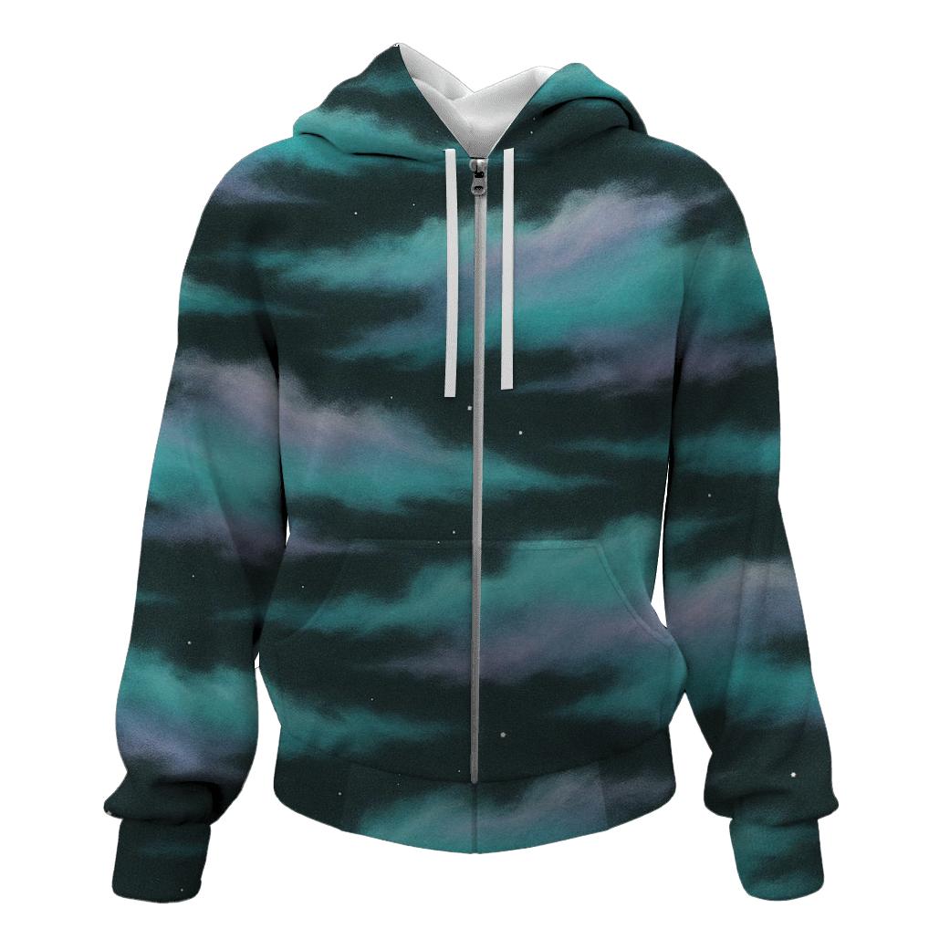 Nebula Filament Drift Bands hoodie styles